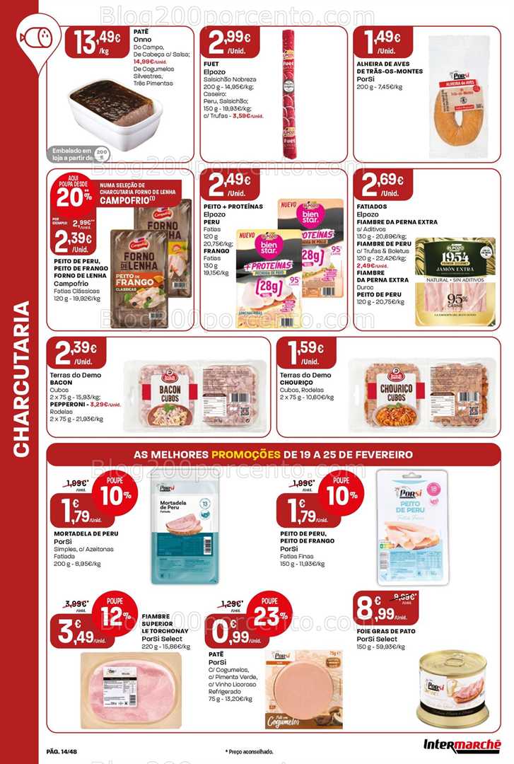 Antevisão Folheto INTERMARCHÉ Super Promoções de 19 a 25 fevereiro