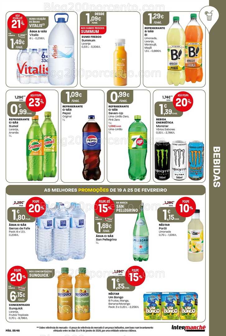 Antevisão Folheto INTERMARCHÉ Super Promoções de 19 a 25 fevereiro