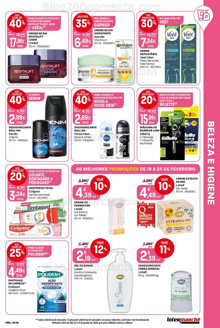 Antevisão Folheto INTERMARCHÉ Super Promoções de 19 a 25 fevereiro