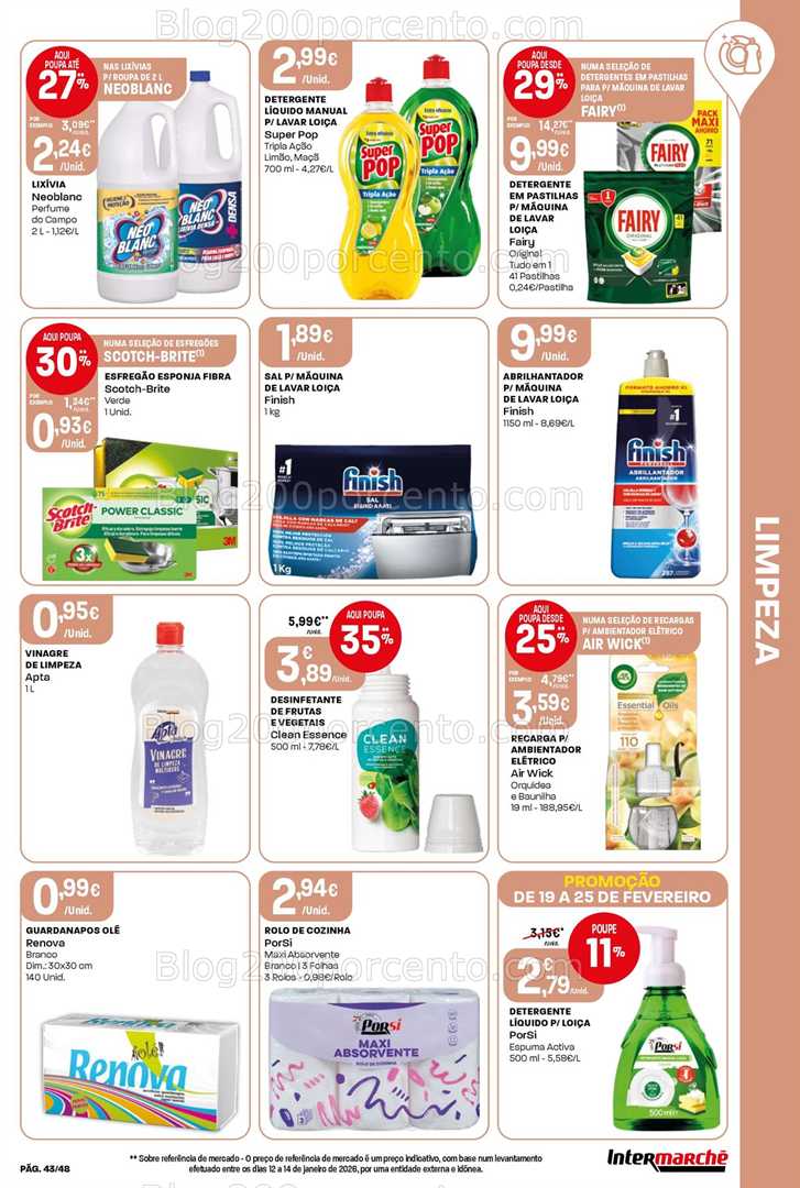 Antevisão Folheto INTERMARCHÉ Super Promoções de 19 a 25 fevereiro