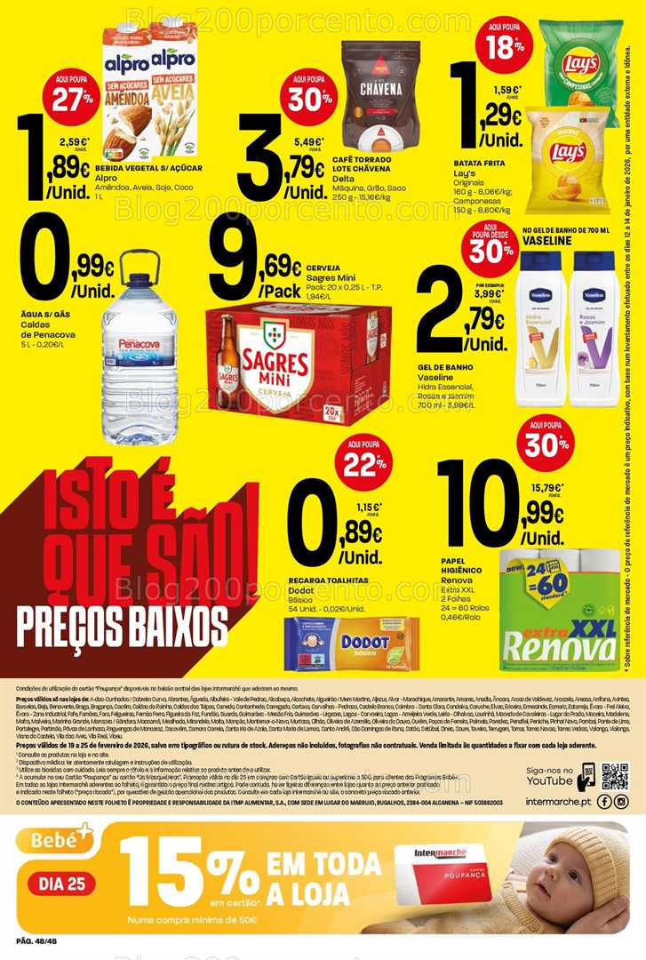 Antevisão Folheto INTERMARCHÉ Super Promoções de 19 a 25 fevereiro