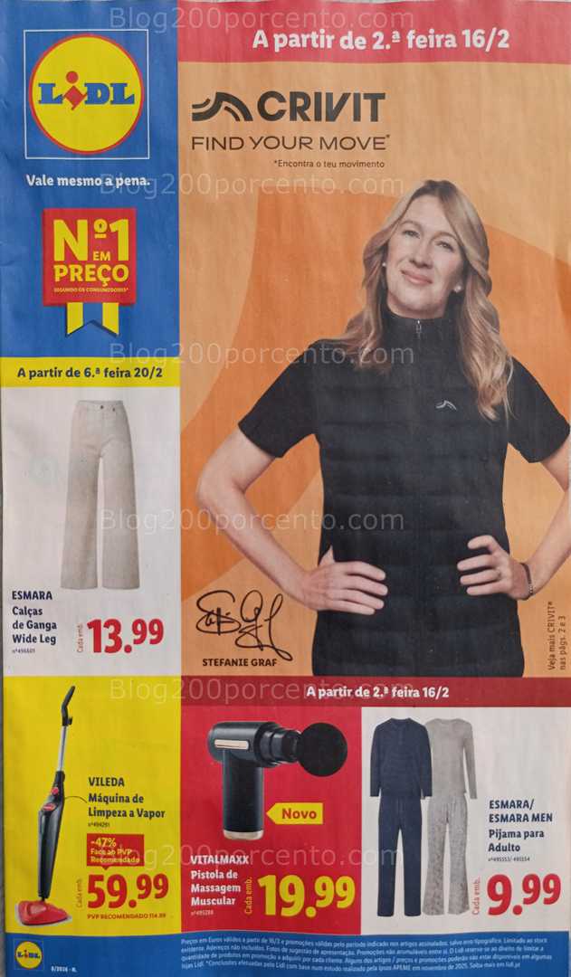 Antevisão Folheto LIDL Bazar Promoções de 16 a 26 fevereiro