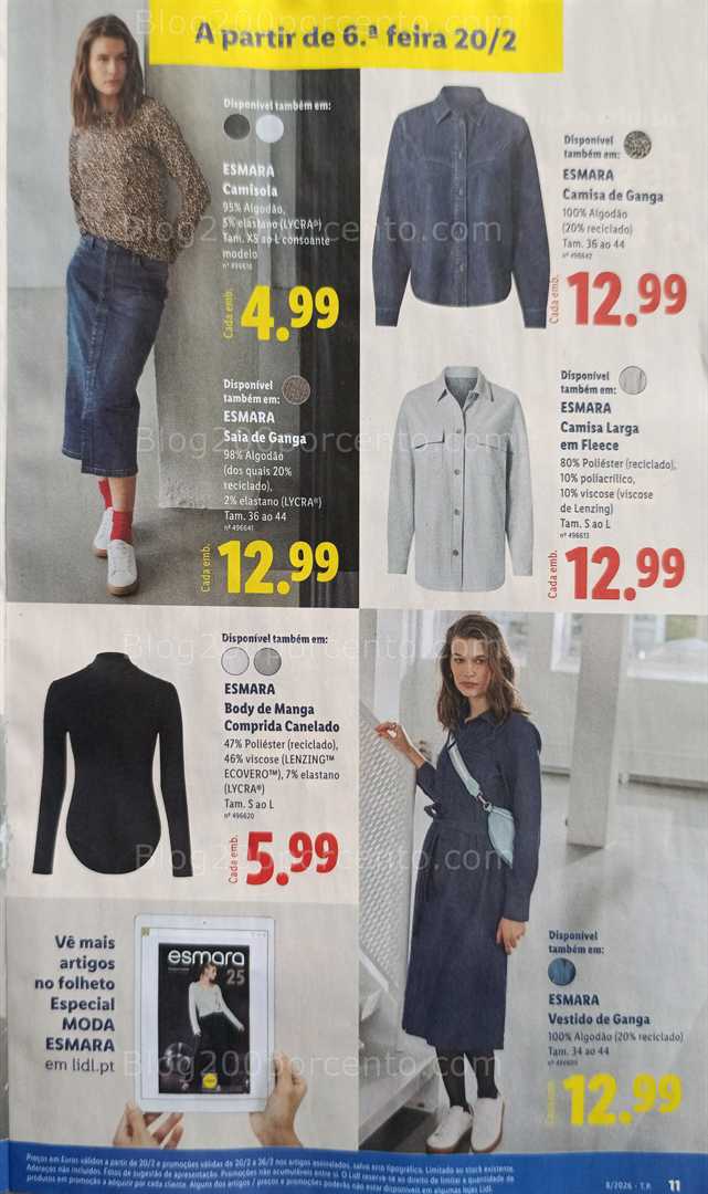 Antevisão Folheto LIDL Bazar Promoções de 16 a 26 fevereiro