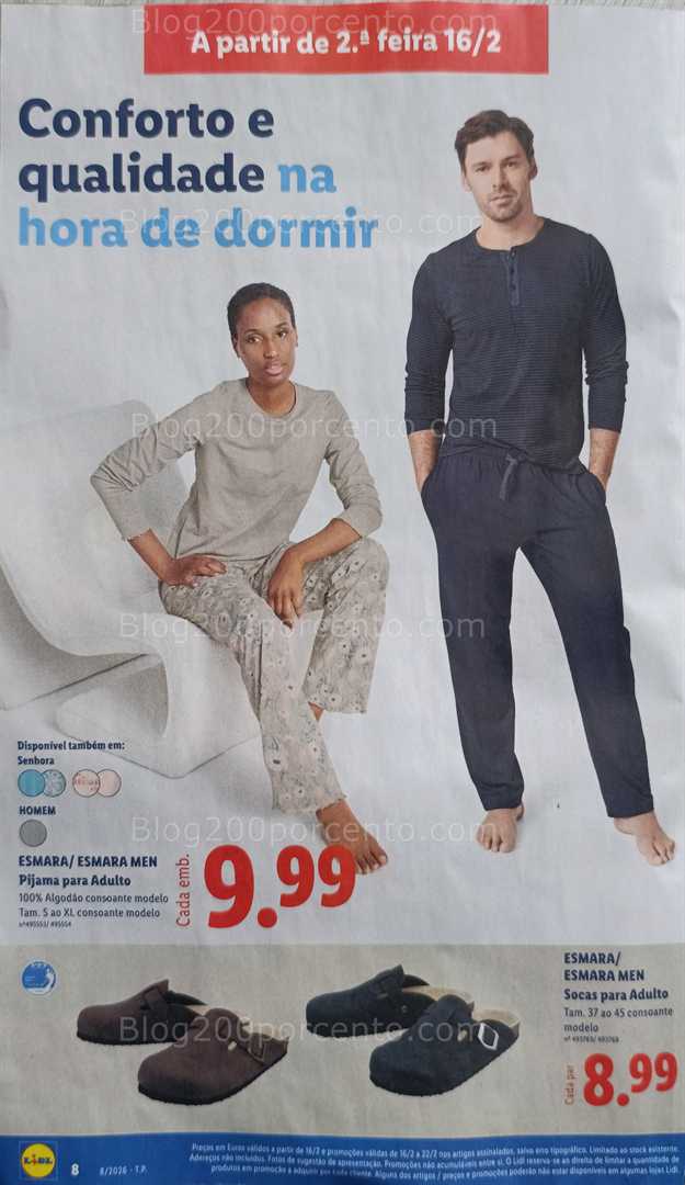 Antevisão Folheto LIDL Bazar Promoções de 16 a 26 fevereiro