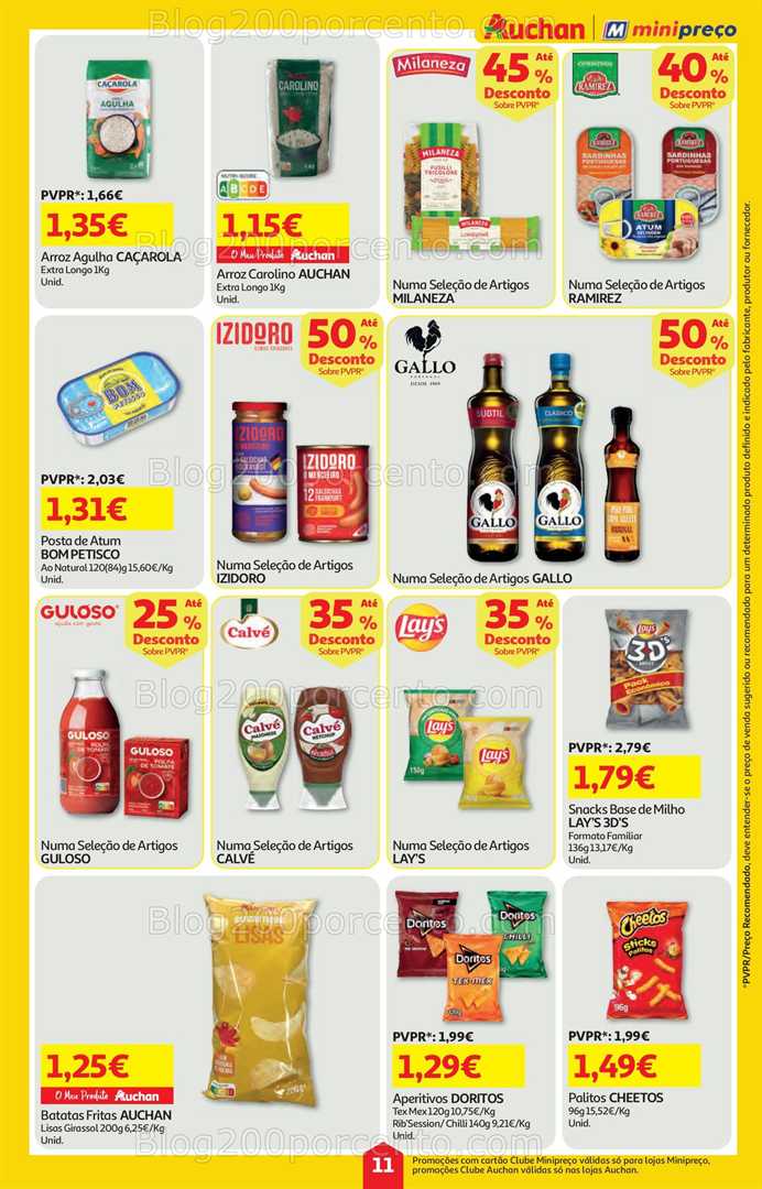 Antevisão Folheto AUCHAN - MINIPREÇO Promoções de 5 a 11 fevereiro