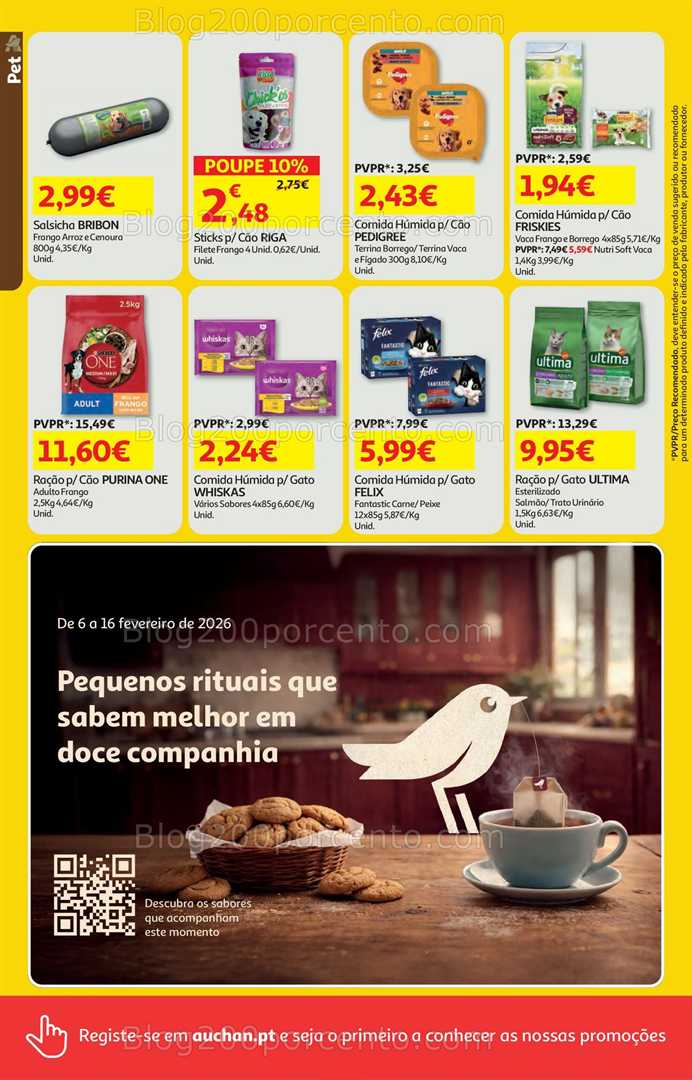 Antevisão Folheto AUCHAN - MINIPREÇO Promoções de 5 a 11 fevereiro
