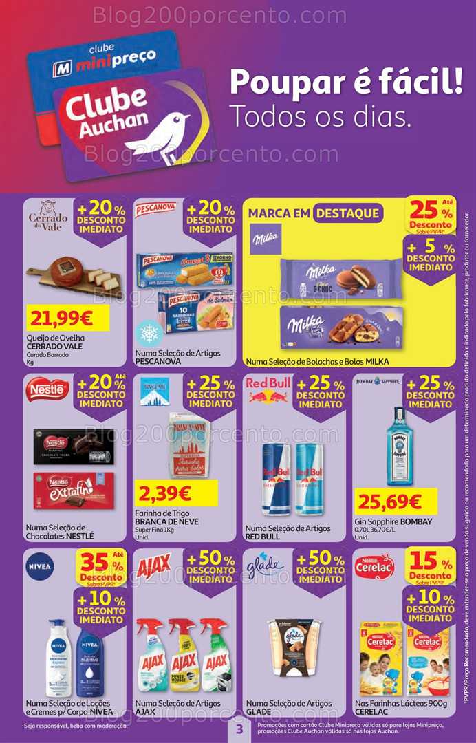 Antevisão Folheto AUCHAN - MINIPREÇO Promoções de 5 a 11 fevereiro