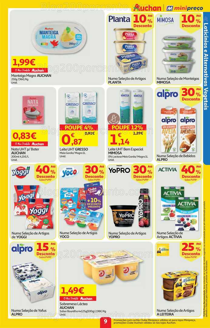 Antevisão Folheto AUCHAN - MINIPREÇO Promoções de 5 a 11 fevereiro