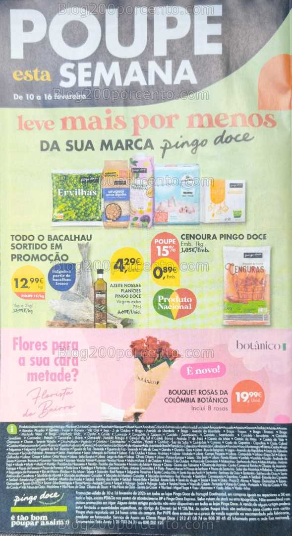 Antevisão Folheto PINGO DOCE Super Promoções 10 a 16 fevereiro