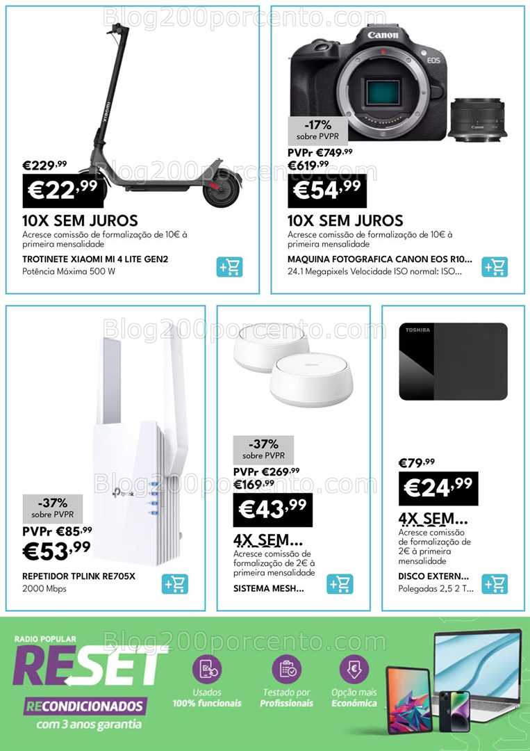 Antevisão Folheto RADIO POPULAR Promoções até 17 fevereiro