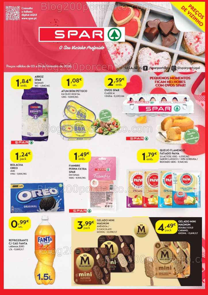 Antevisão Folheto SPAR Promoções de 3 a 15 fevereiro