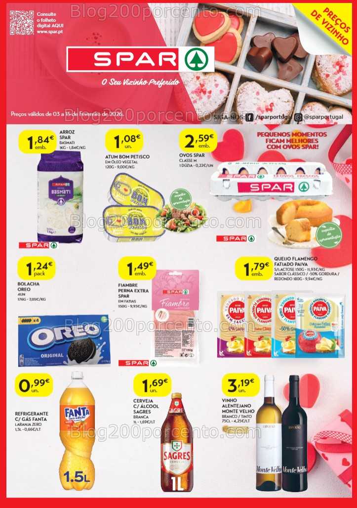 Antevisão Folheto SPAR Promoções de 3 a 15 fevereiro