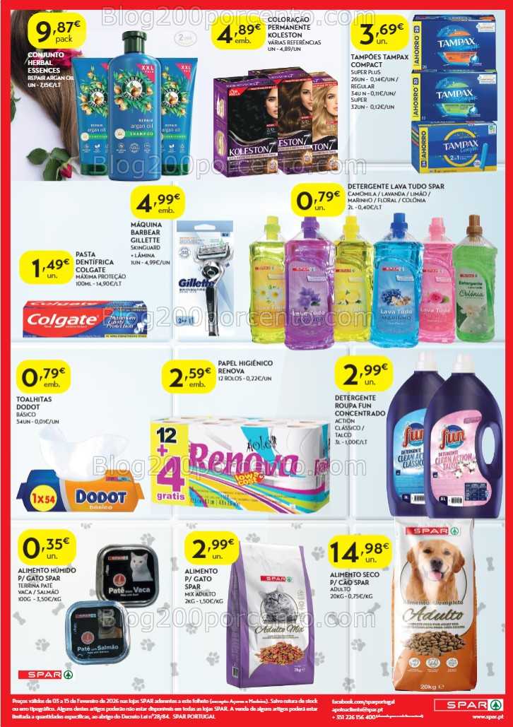 Antevisão Folheto SPAR Promoções de 3 a 15 fevereiro