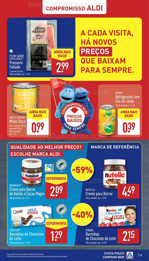 Antevisão Folheto ALDI Promoções de 11 a 17 agosto all