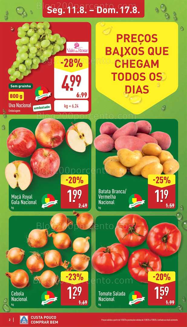 Antevisão Folheto ALDI Promoções de 11 a 17 agosto all