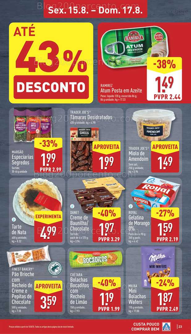 Antevisão Folheto ALDI Promoções de 11 a 17 agosto all