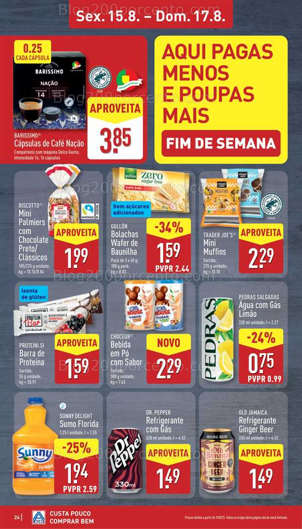Antevisão Folheto ALDI Promoções de 11 a 17 agosto all