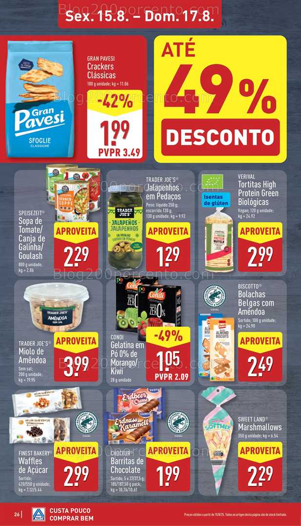 Antevisão Folheto ALDI Promoções de 11 a 17 agosto all