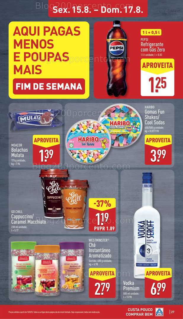 Antevisão Folheto ALDI Promoções de 11 a 17 agosto all