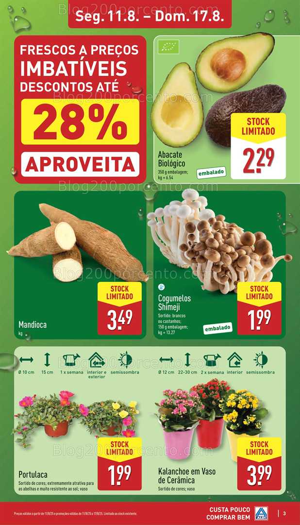 Antevisão Folheto ALDI Promoções de 11 a 17 agosto all