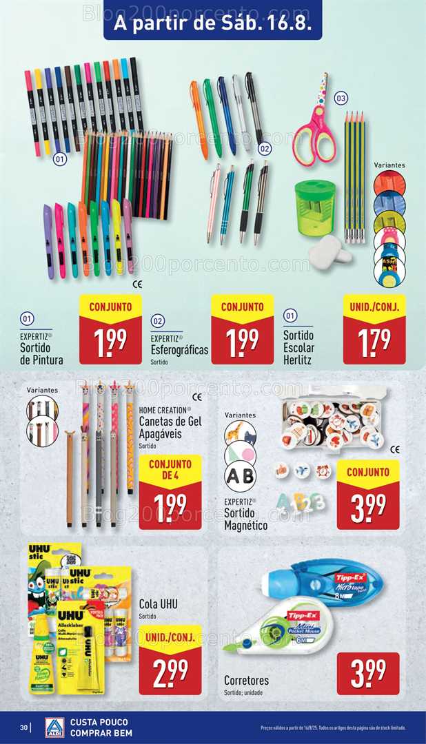 Antevisão Folheto ALDI Bazar Promoções de 11 a 17 agosto bazar