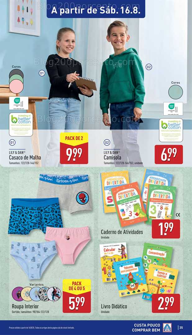 Antevisão Folheto ALDI Bazar Promoções de 11 a 17 agosto bazar