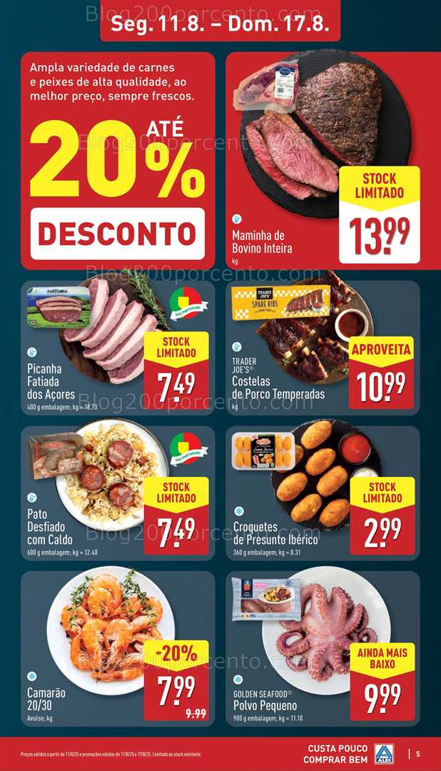 Antevisão Folheto ALDI Promoções de 11 a 17 agosto all