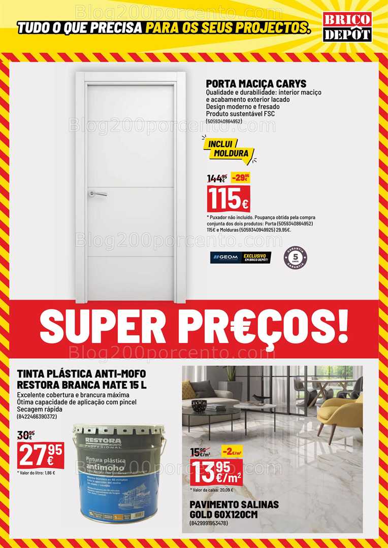 Antevisão Folheto BRICO DÊPOT Promoções até 28 agosto all