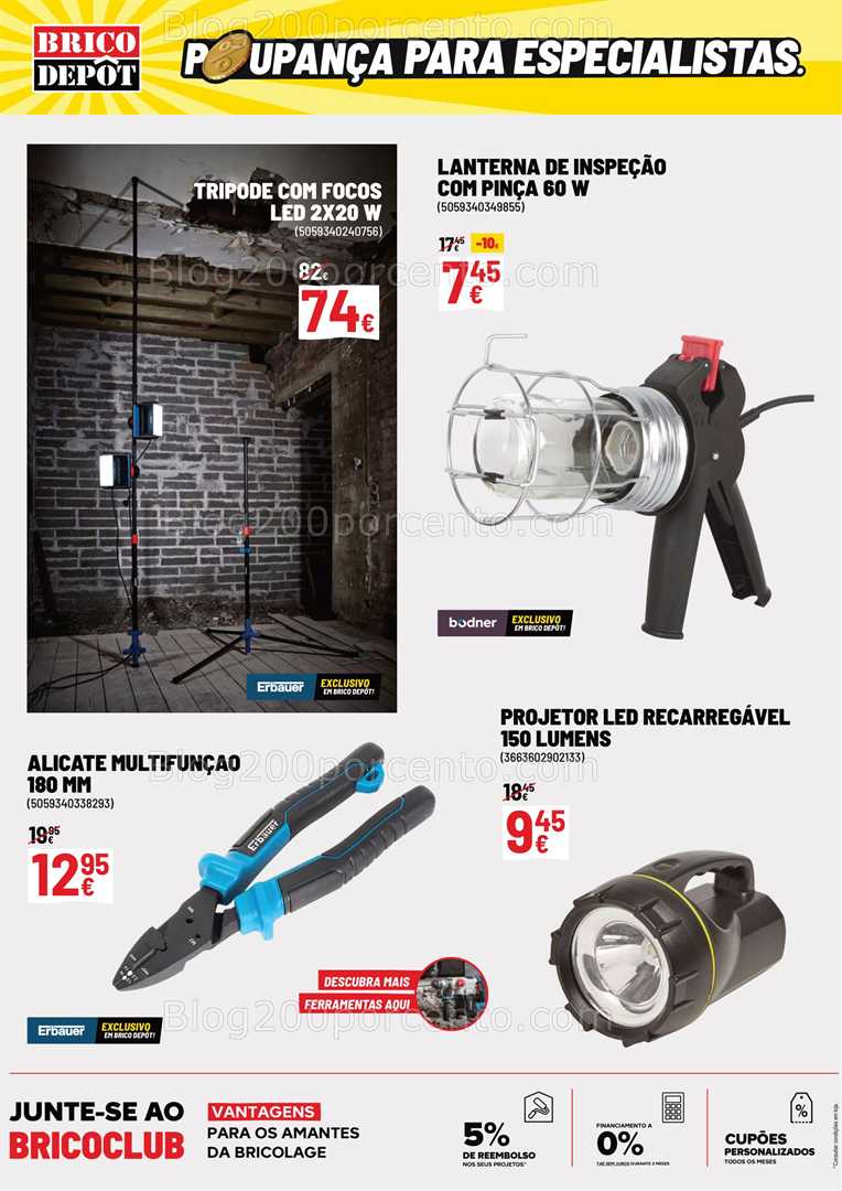 Antevisão Folheto BRICO DÊPOT Promoções até 28 agosto all