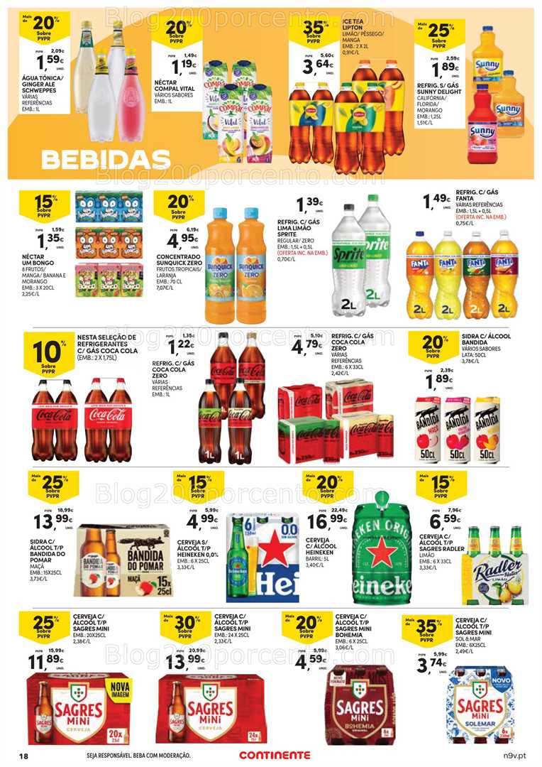 Antevisão Folheto CONTINENTE Açores Promoções de 7 a 20 agosto all