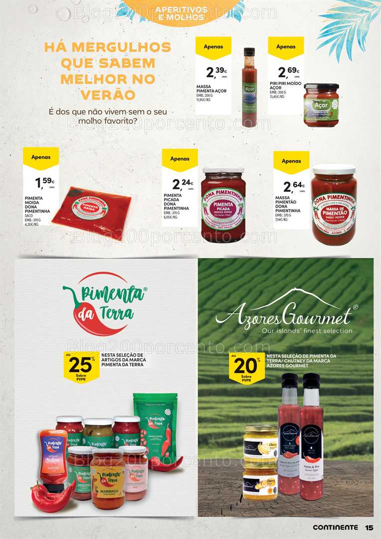 Antevisão Folheto CONTINENTE Churrascos Açores Promoções de 29 julho a 11 agosto all