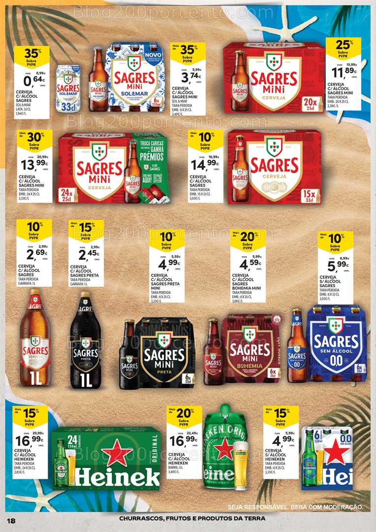 Antevisão Folheto CONTINENTE Churrascos Açores Promoções de 29 julho a 11 agosto all