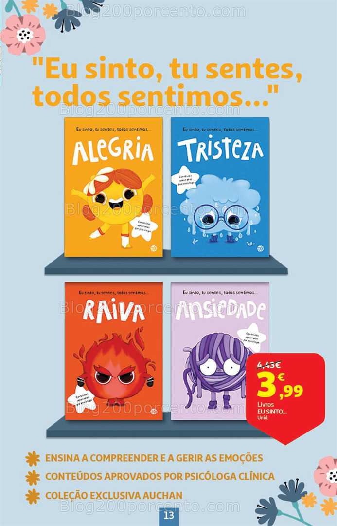 Antevisão Folheto AUCHAN Regresso às Aulas Promoções de 6 a 20 agosto all