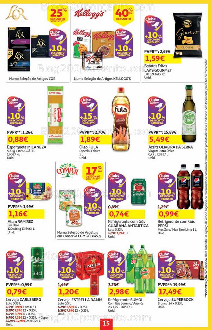 Antevisão Folheto AUCHAN Regresso às Aulas Promoções de 6 a 20 agosto all