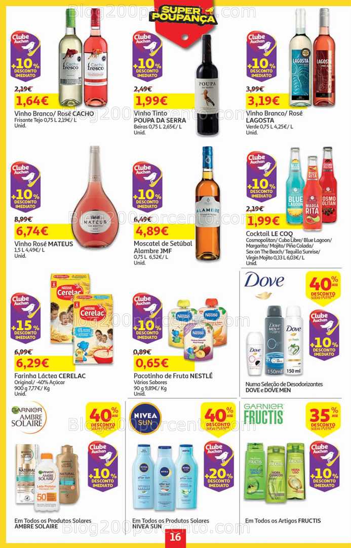 Antevisão Folheto AUCHAN Regresso às Aulas Promoções de 6 a 20 agosto all