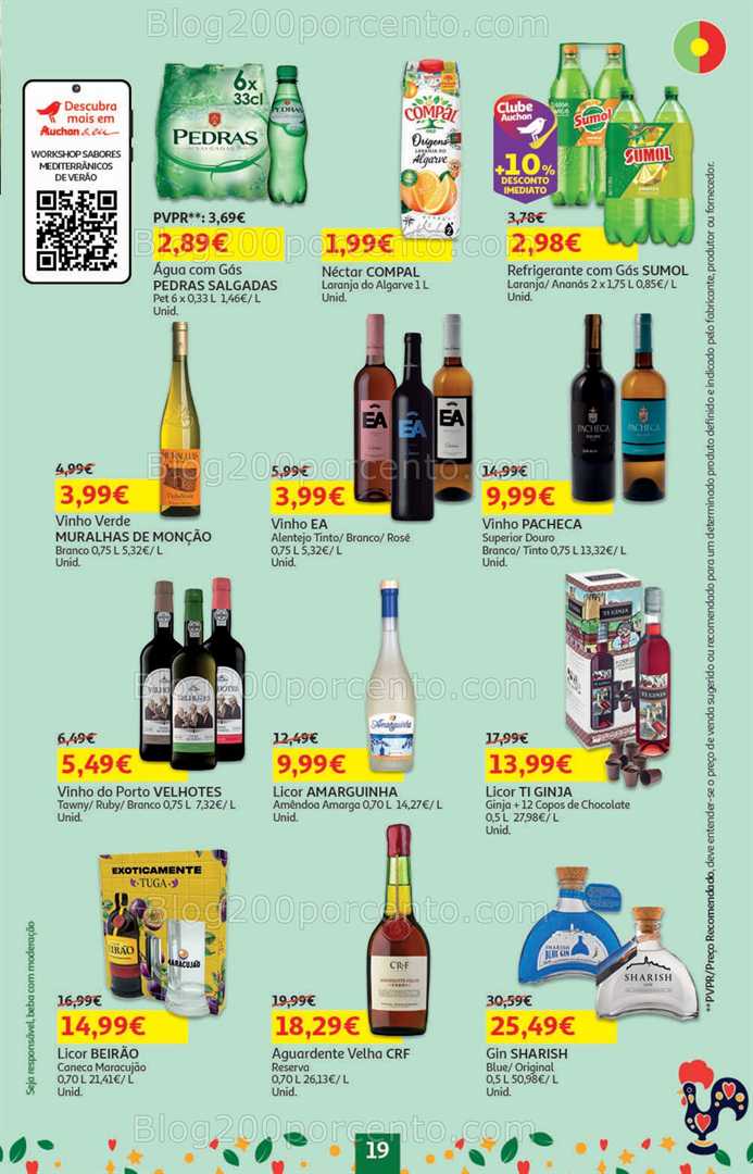 Antevisão Folheto AUCHAN Regresso às Aulas Promoções de 6 a 20 agosto all
