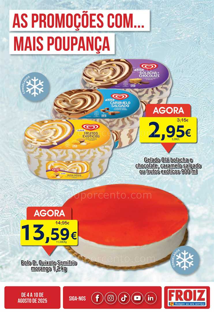 Antevisão Folheto FROIZ Promoções de 4 a 10 agosto all