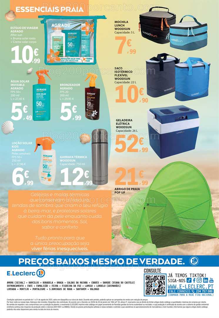 Antevisão Folheto E-LECLERC Especial Nossas Marcas Promoções de 1 a 31 agosto all