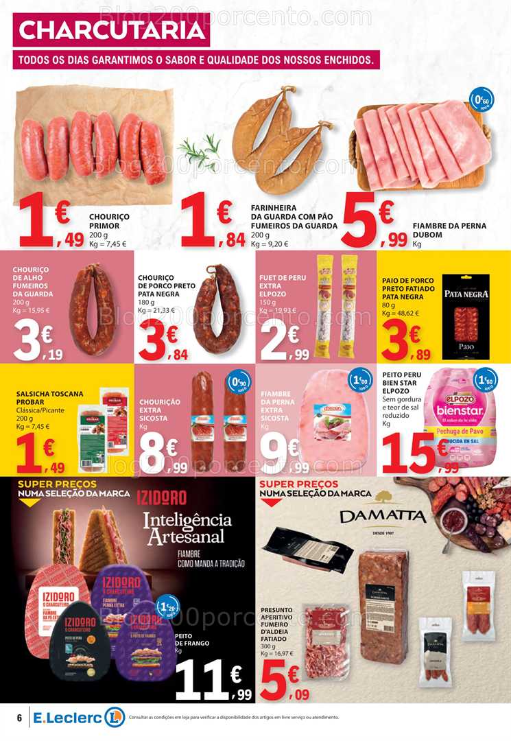 Antevisão Folheto E-LECLERC Promoções de 7 a 13 agosto all