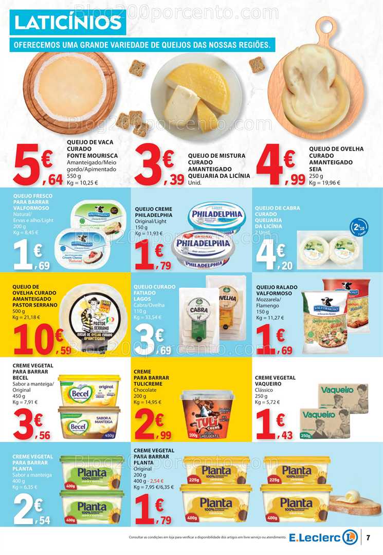 Antevisão Folheto E-LECLERC Promoções de 7 a 13 agosto all