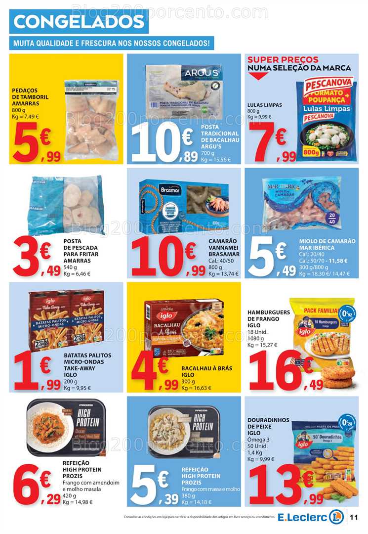 Antevisão Folheto E-LECLERC Promoções de 7 a 13 agosto all