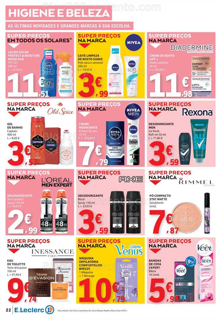 Antevisão Folheto E-LECLERC Promoções de 7 a 13 agosto all