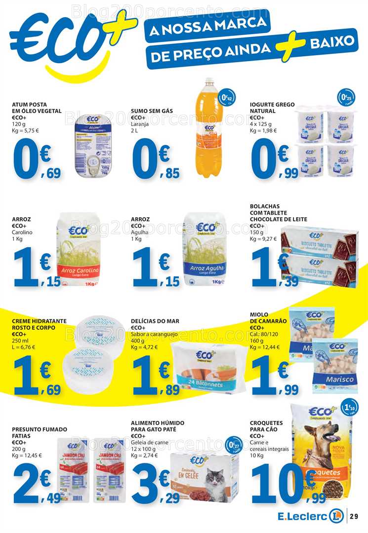 Antevisão Folheto E-LECLERC Promoções de 7 a 13 agosto all
