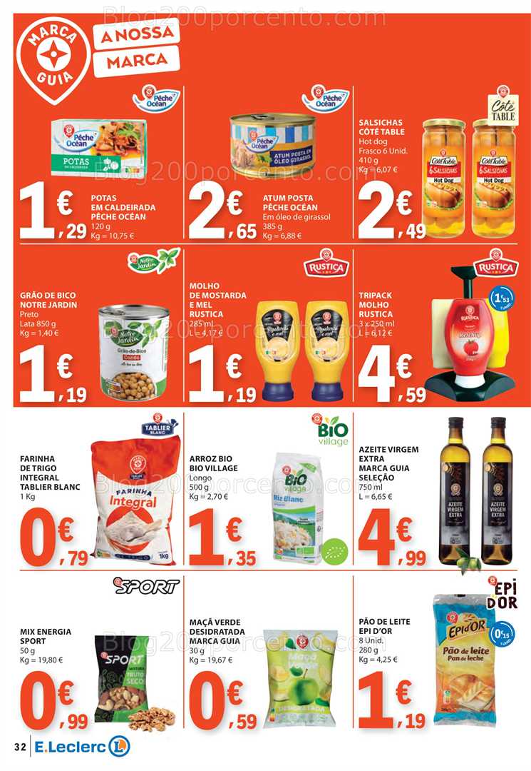 Antevisão Folheto E-LECLERC Promoções de 7 a 13 agosto all