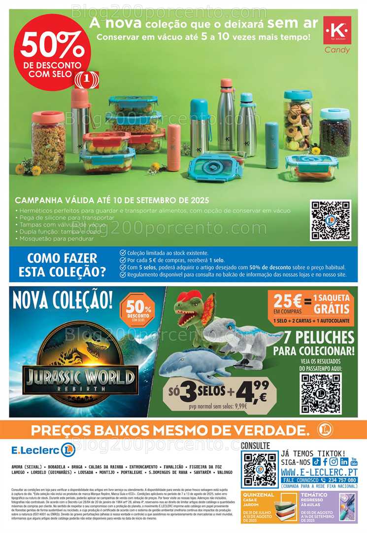 Antevisão Folheto E-LECLERC Promoções de 7 a 13 agosto all