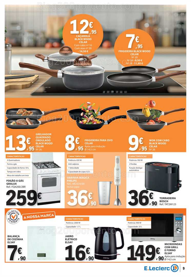 Antevisão Folheto E-LECLERC Bazar Promoções de 31 julho a 13 agosto all