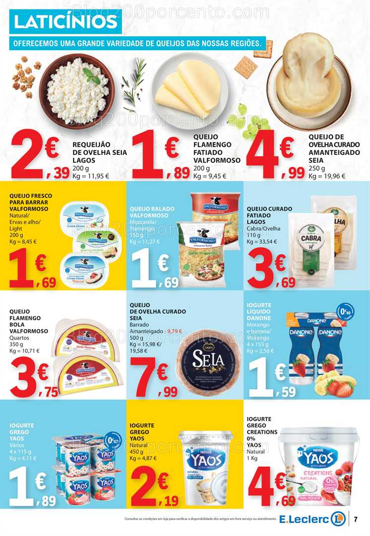 Antevisão Folheto E-LECLERC Promoções de 31 julho a 6 agosto all