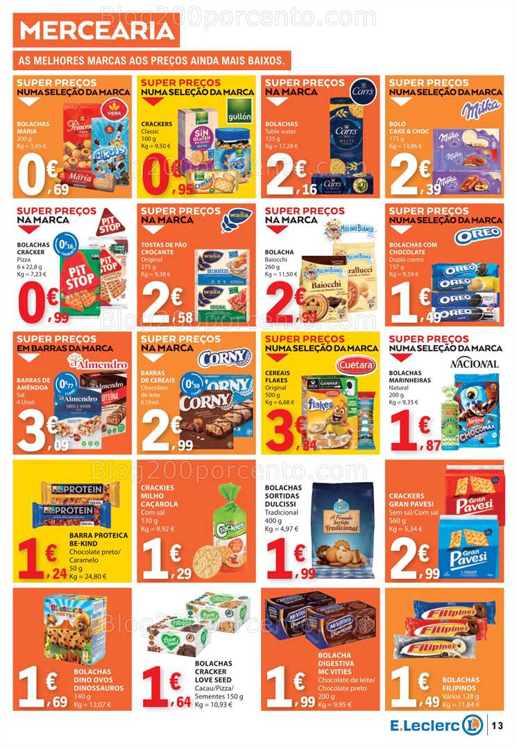 Antevisão Folheto E-LECLERC Promoções de 31 julho a 6 agosto all