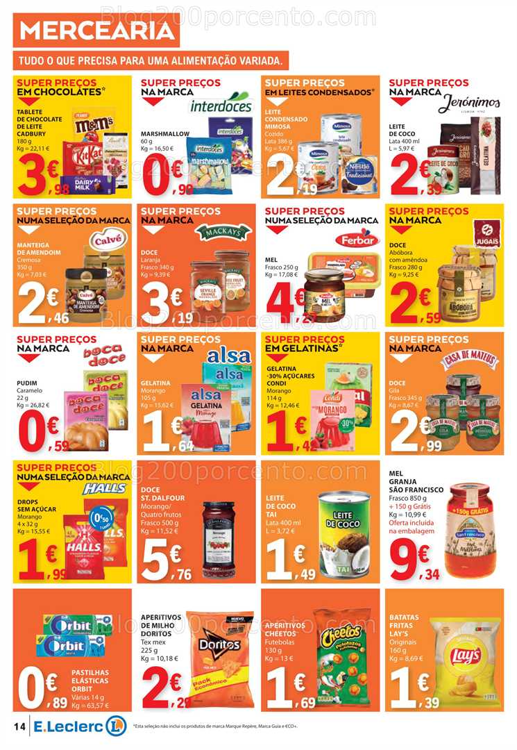 Antevisão Folheto E-LECLERC Promoções de 31 julho a 6 agosto all