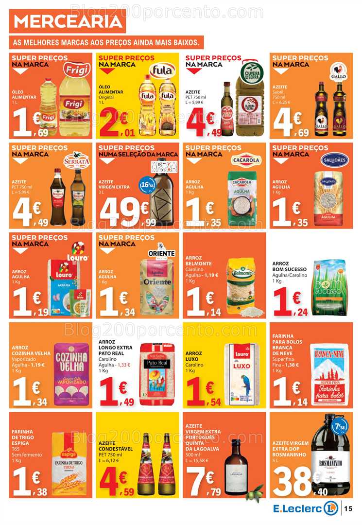 Antevisão Folheto E-LECLERC Promoções de 31 julho a 6 agosto all